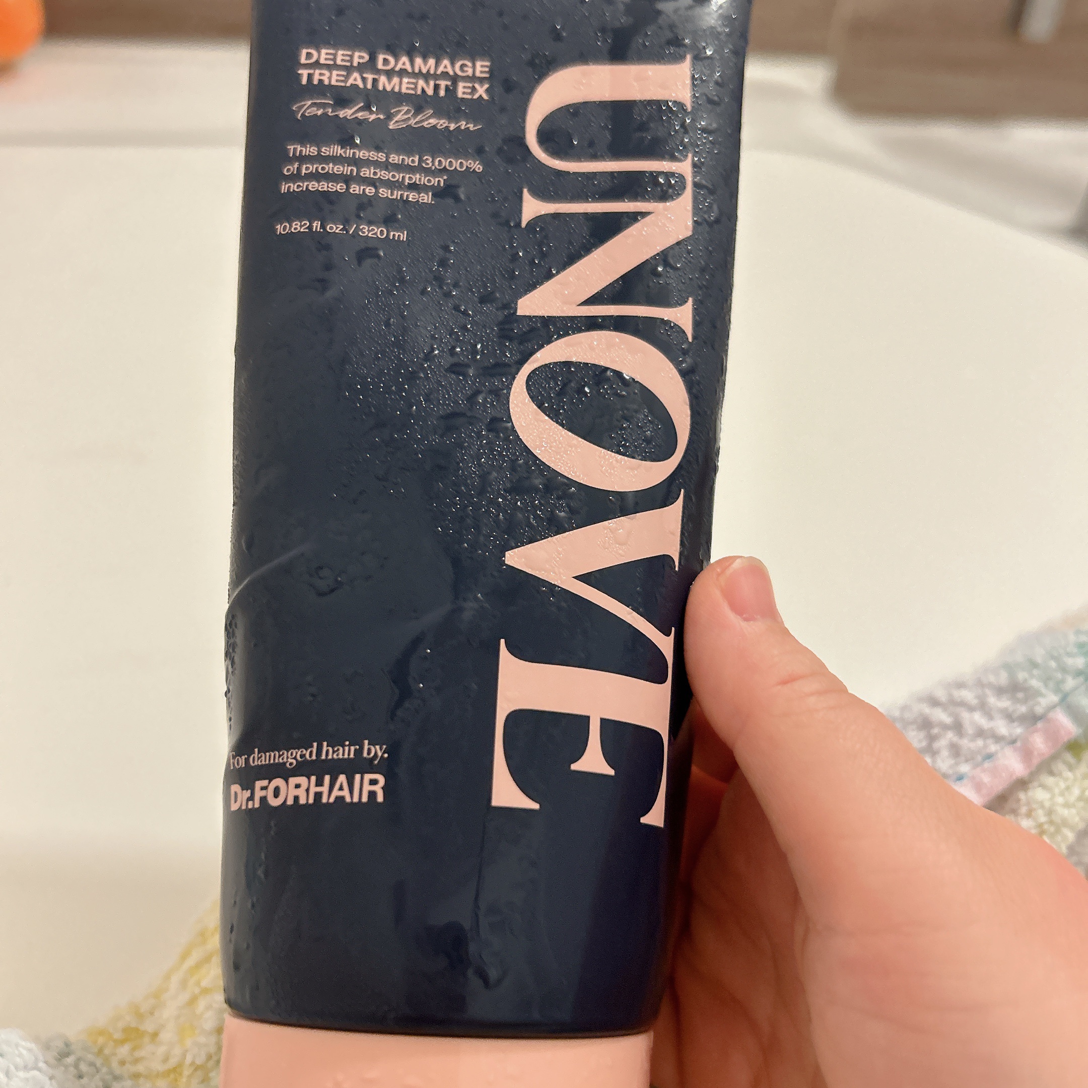 ディープダメージトリートメントEX/UNOVE/洗い流すヘアトリートメントを使ったクチコミ（1枚目）