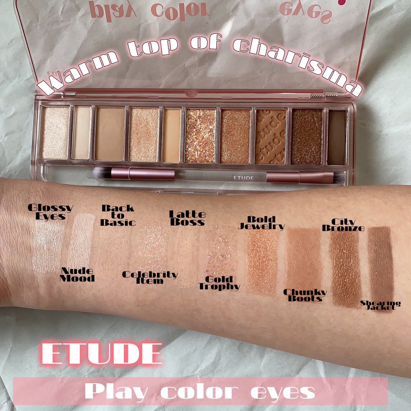 プレイカラー アイシャドウ/ETUDE/アイシャドウパレットを使ったクチコミ(3枚目)