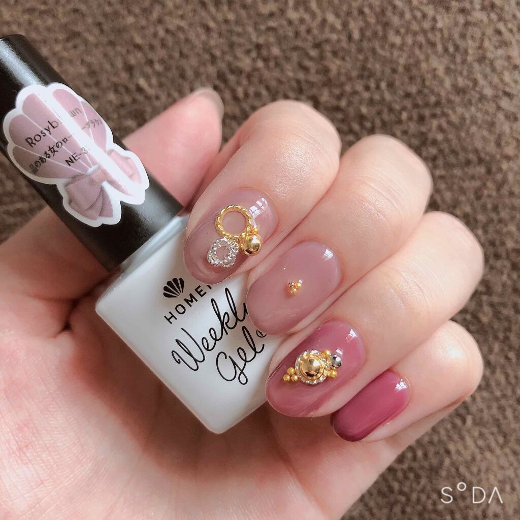 ウィークリージェル/HOMEI/ジェルネイルを使ったクチコミ(1枚目)