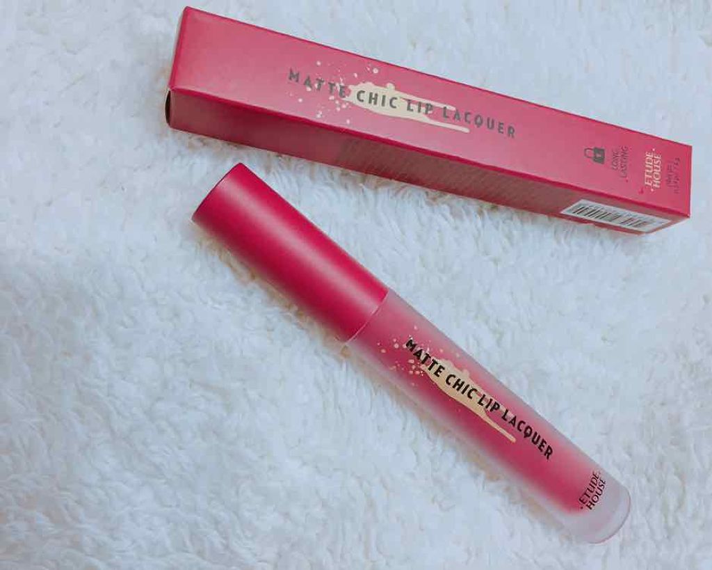 マットシックリップラッカー/ETUDE/口紅を使ったクチコミ(2枚目)
