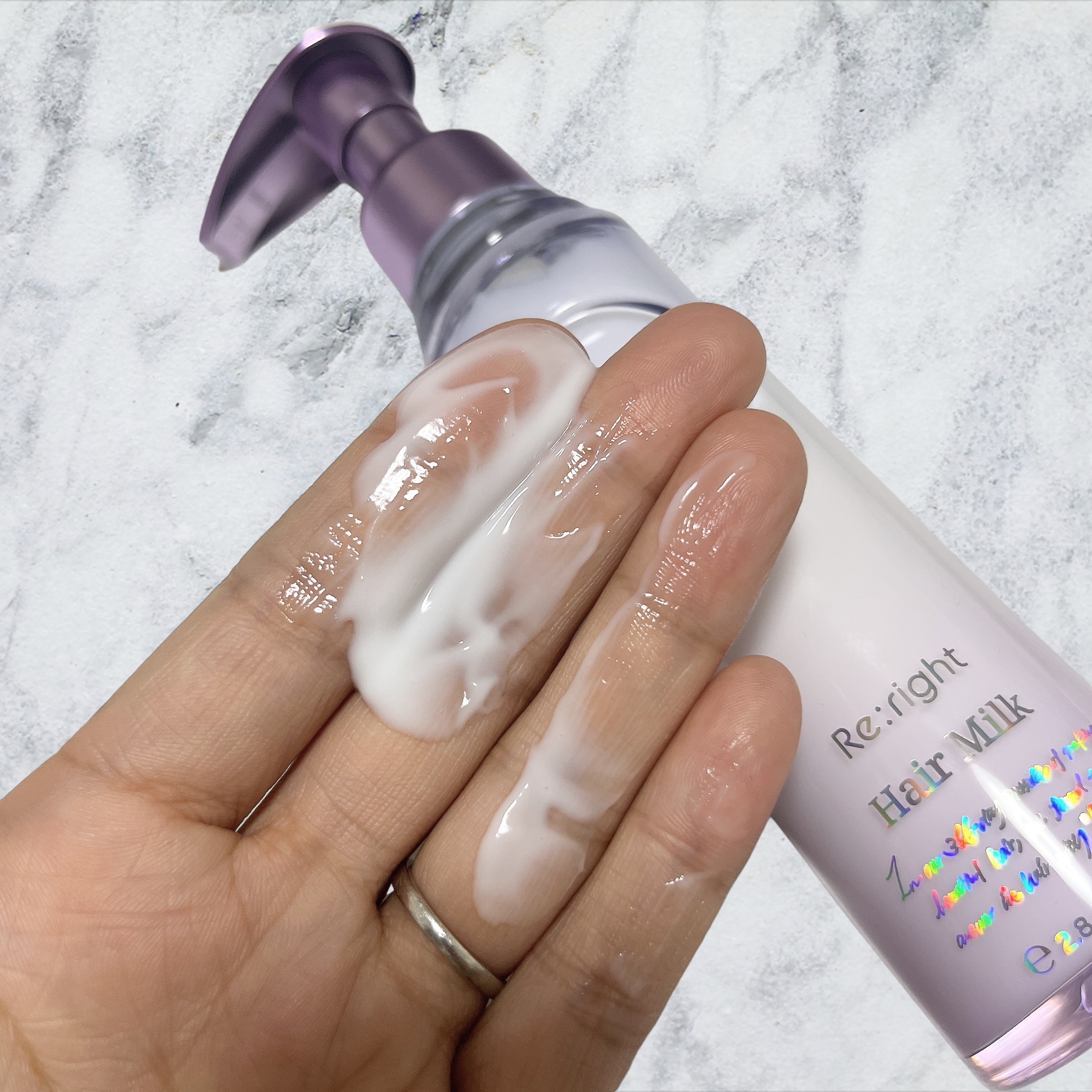 プルント リライト美容液ヘアミルク/Purunt./ヘアミルクを使ったクチコミ（3枚目）