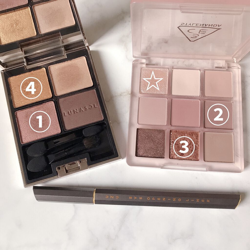 アイカラーレーション/LUNASOL/アイシャドウパレットを使ったクチコミ（1枚目）