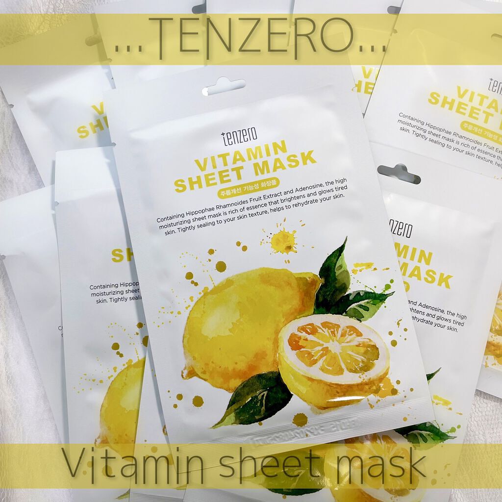 tenzero VITAMIN SHEET MASK