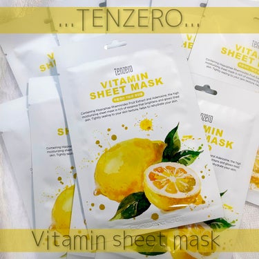 VITAMIN SHEET MASK/tenzero/洗い流すパック・マスクを使ったクチコミ（1枚目）