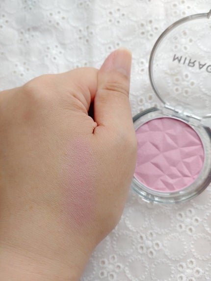 ヌーディージェムチーク/MIRAGEM/パウダーチークを使ったクチコミ(3枚目)