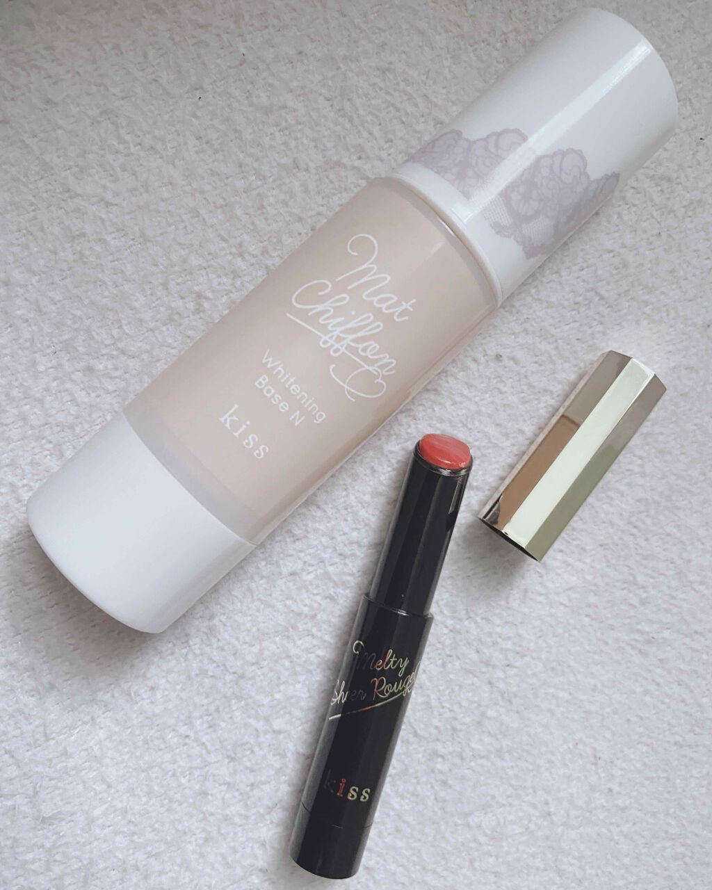 マットシフォン UVホワイトニングベースN/KiSS/化粧下地を使ったクチコミ（1枚目）