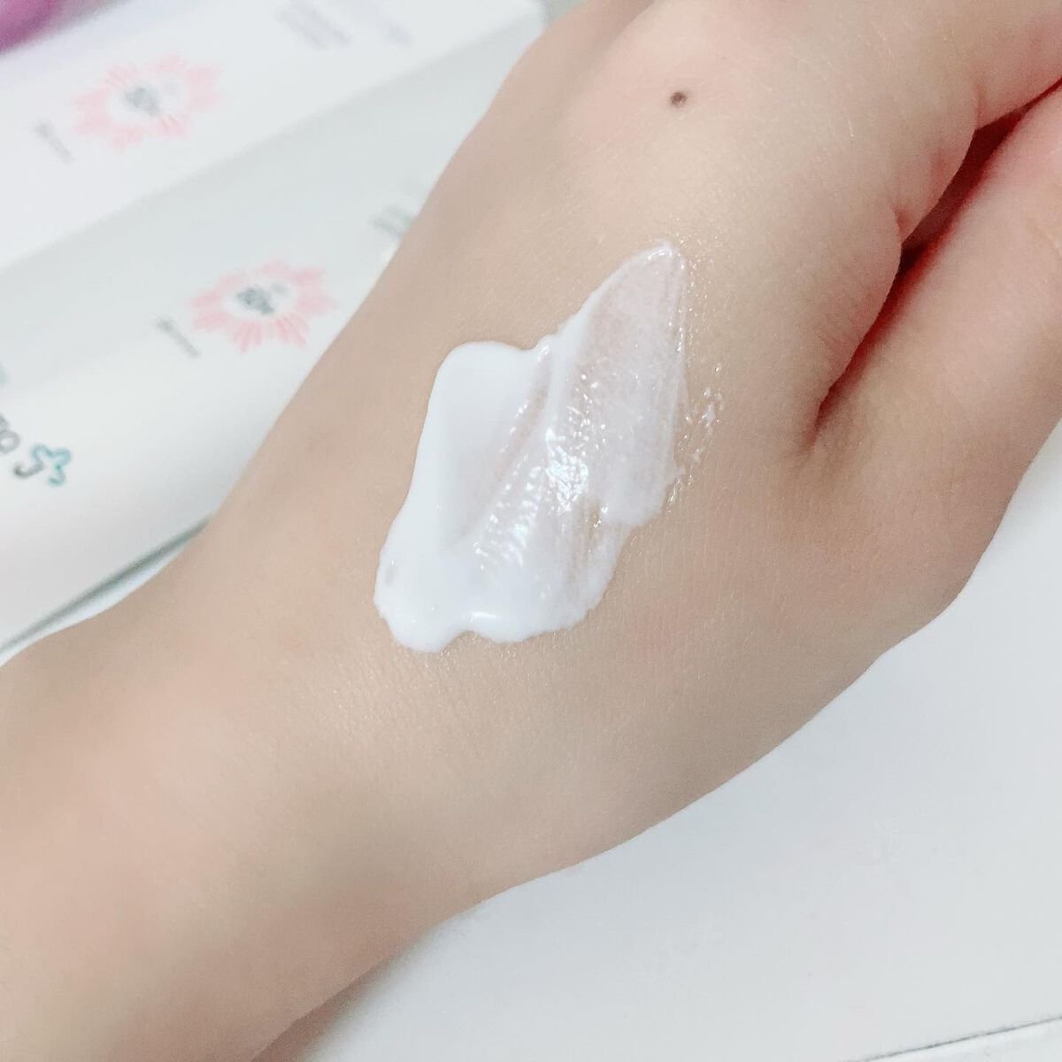 サンクリーム+/ DermaJ/日焼け止めクリームを使ったクチコミ(4枚目)