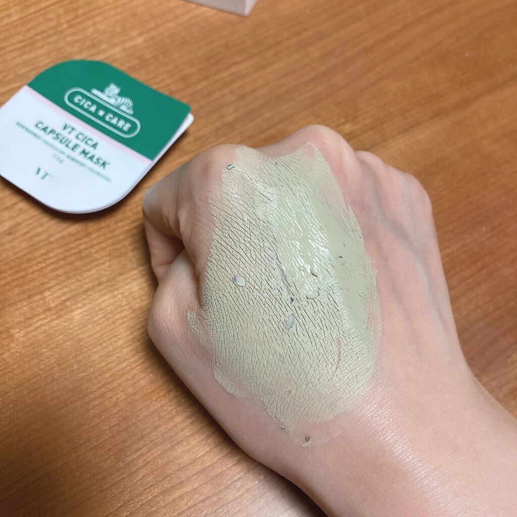 CICA カプセルマスク/VT/洗い流すパック・マスクを使ったクチコミ(4枚目)
