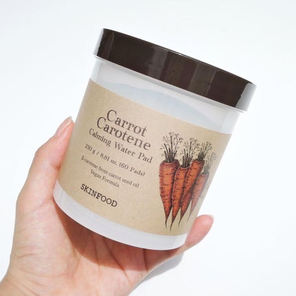 キャロットカロテン カーミングウォーターパッド/SKINFOOD/トナーパッドを使ったクチコミ(2枚目)