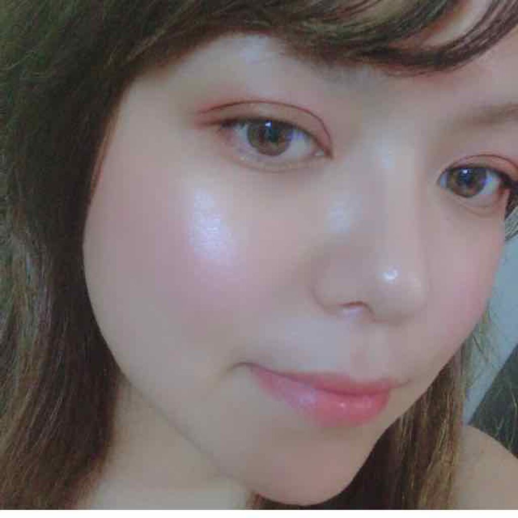 ブラシひと塗りチーク/AUBE/パウダーチークを使ったクチコミ(4枚目)