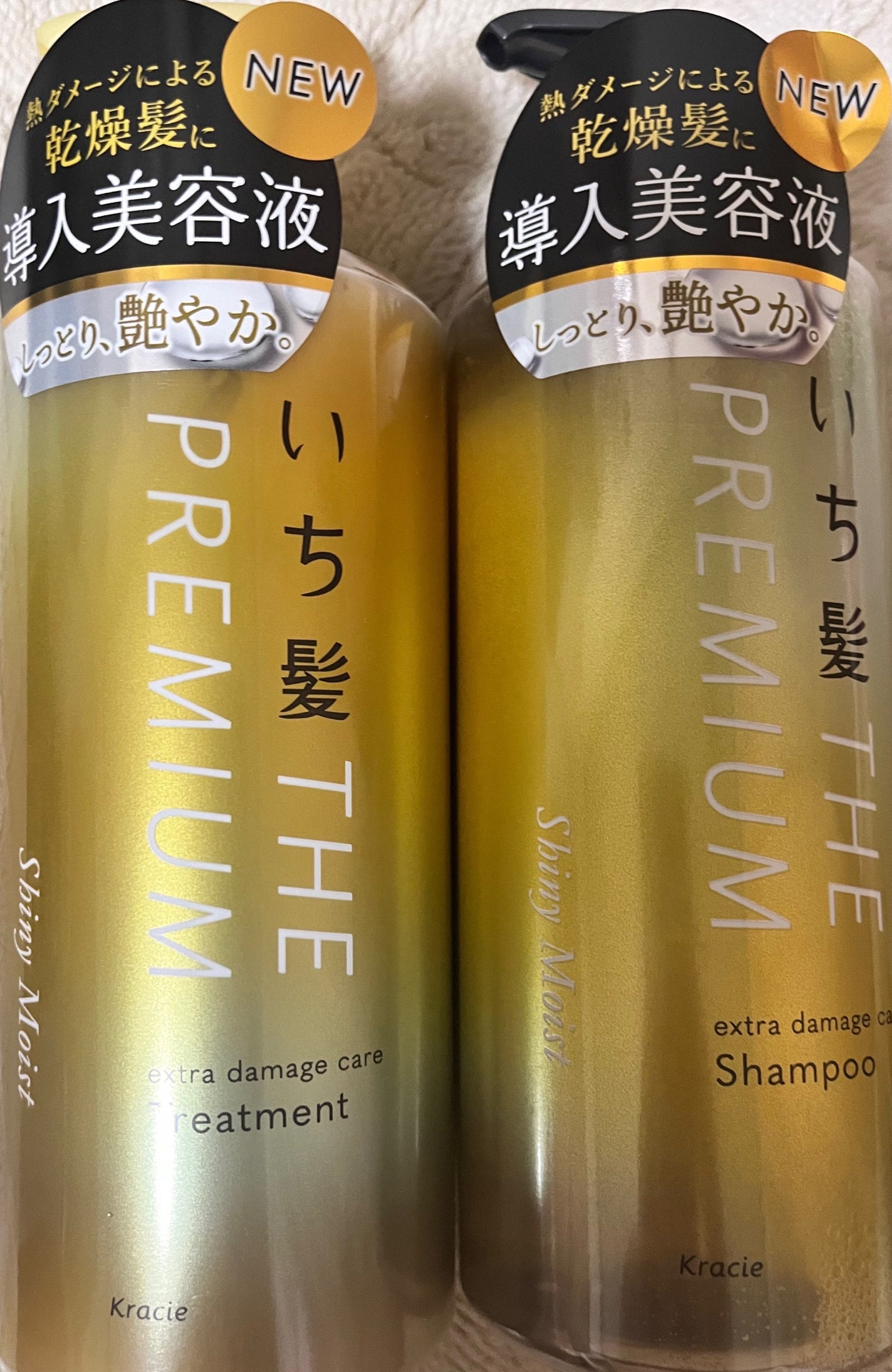 THE PREMIUM エクストラダメージケアシャンプー/トリートメント(シャイニーモイスト)/いち髪/市販シャンプーを使ったクチコミ(1枚目)