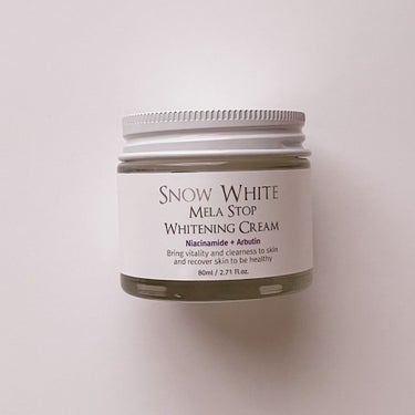 Snow White Mela Stop Whitening Cream/ビューティーレシピ/フェイスクリームを使ったクチコミ（1枚目）