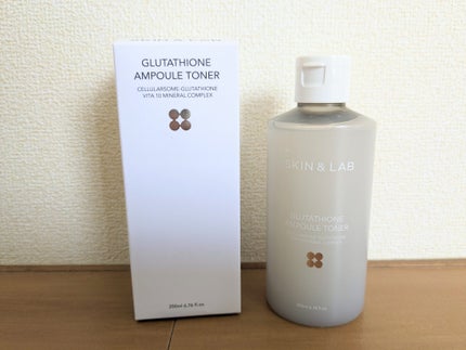 グルタチオンアンプルトナー/SKIN&LAB/化粧水を使ったクチコミ(1枚目)