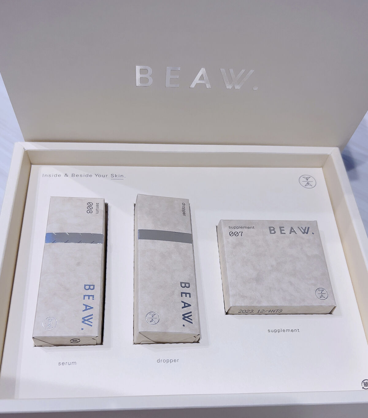 スターターBOX/BEAW./スキンケアキットを使ったクチコミ（2枚目）