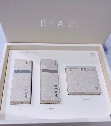 スターターBOX/BEAW./スキンケアキットを使ったクチコミ(2枚目)