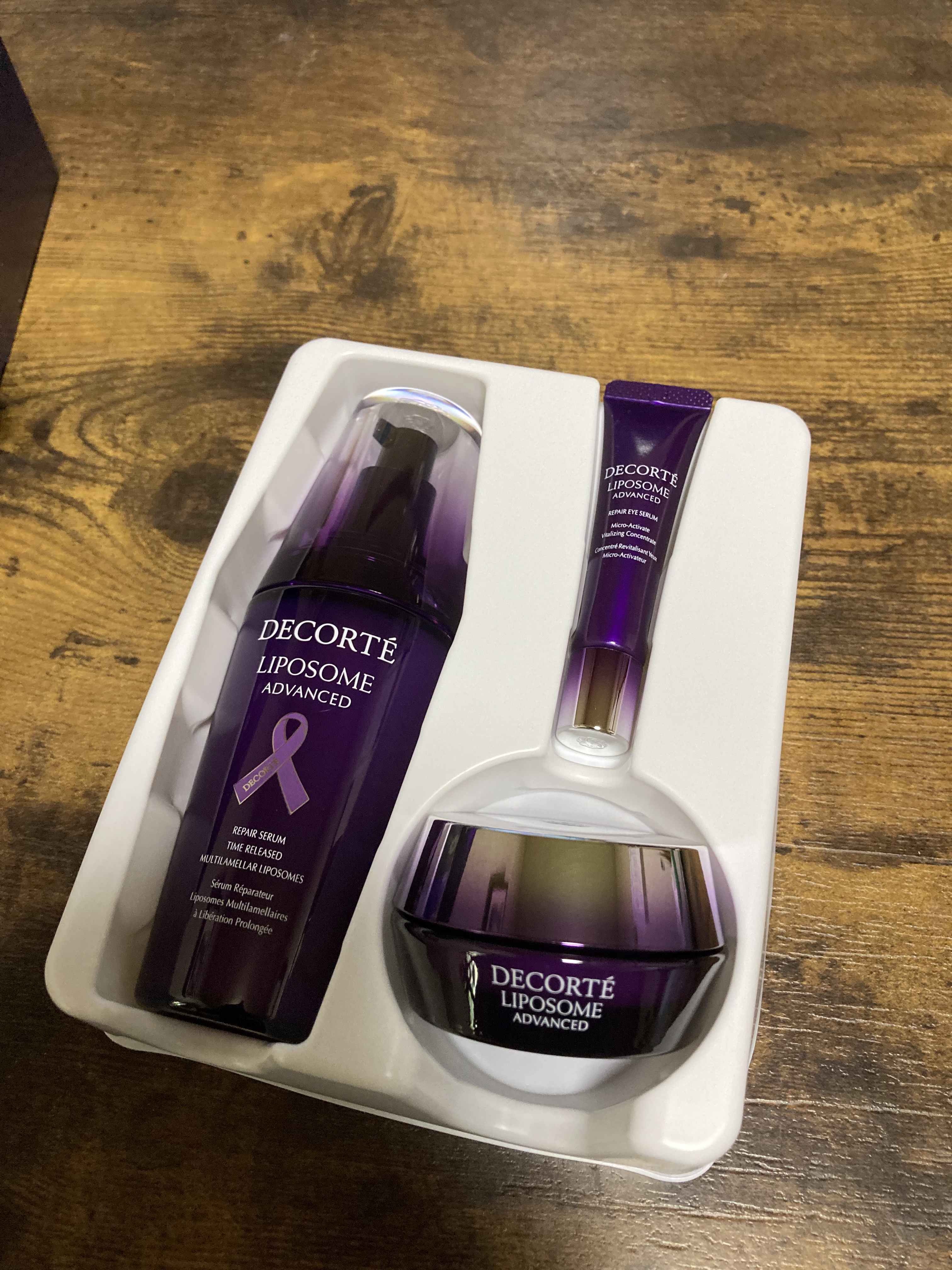 リポソーム アドバンスト パープルリボン セット 2023/DECORTÉ/スキンケアキットを使ったクチコミ（2枚目）