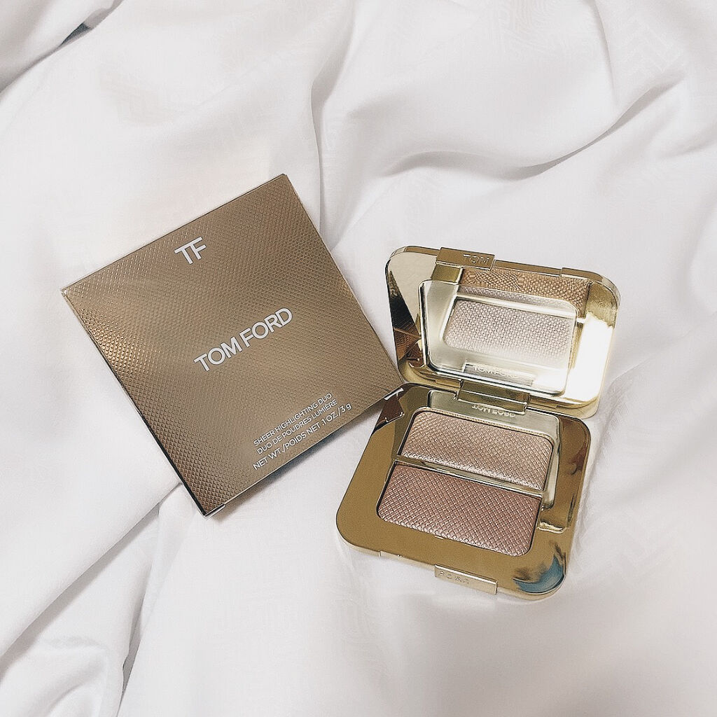 シアーハイライティングデュオ/TOM FORD BEAUTY/パウダーハイライトを使ったクチコミ（1枚目）
