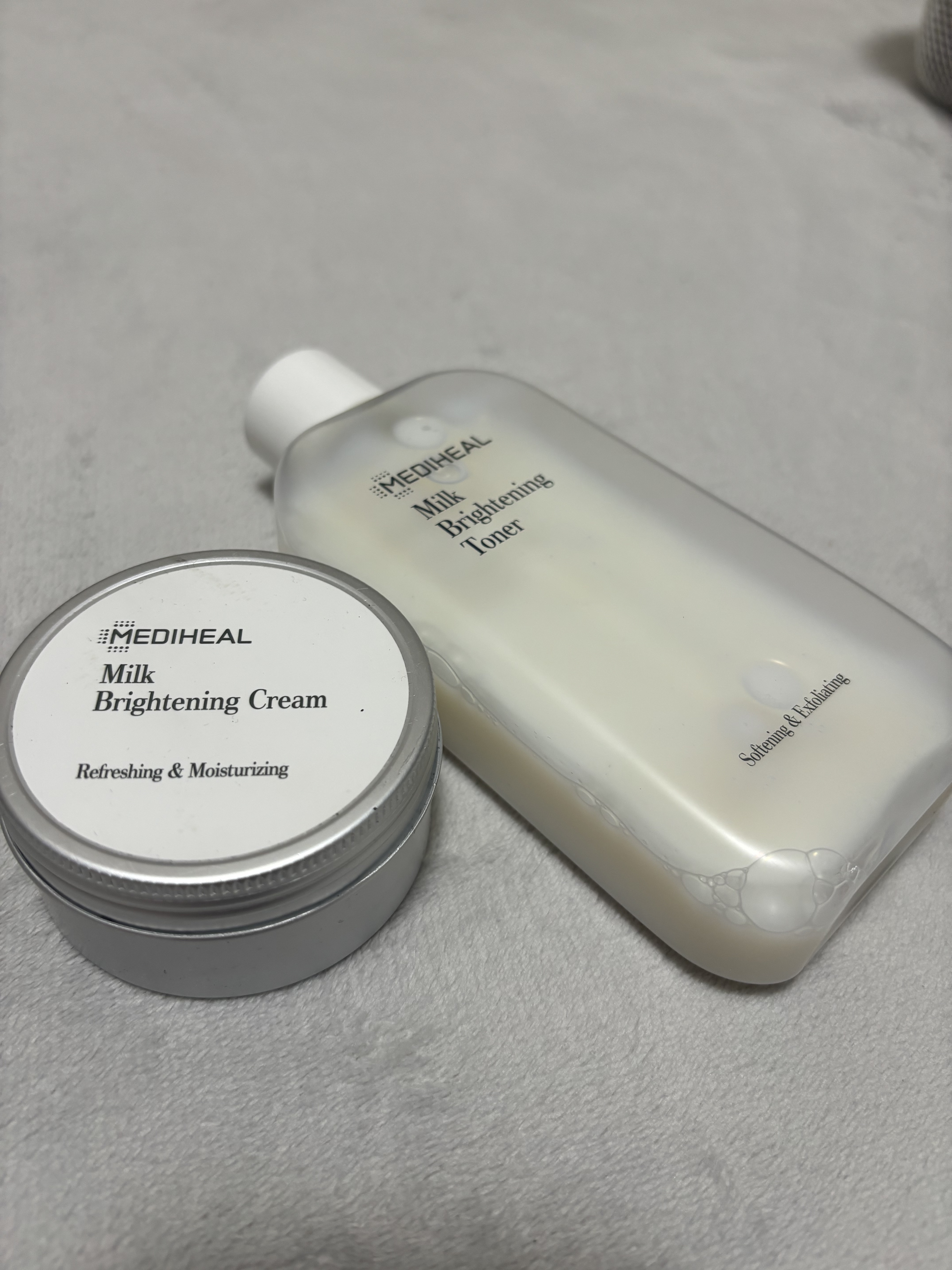 ミルクブライトニングクリーム/MEDIHEAL/フェイスクリームを使ったクチコミ（1枚目）