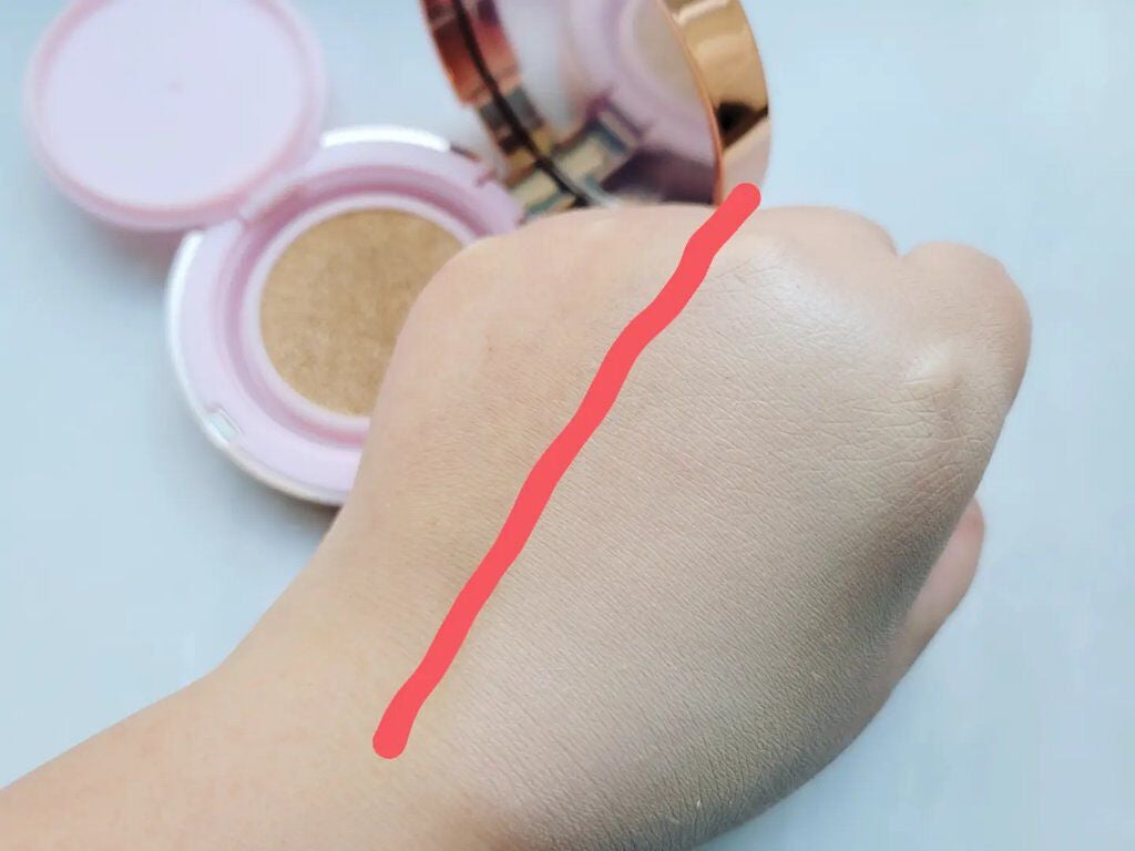 ピンクティーツリーカバークッション/APLIN/クッションファンデーションを使ったクチコミ(4枚目)