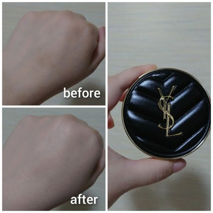アンクル ド ポー ルクッションN/YVES SAINT LAURENT BEAUTE/クッションファンデーションを使ったクチコミ(4枚目)