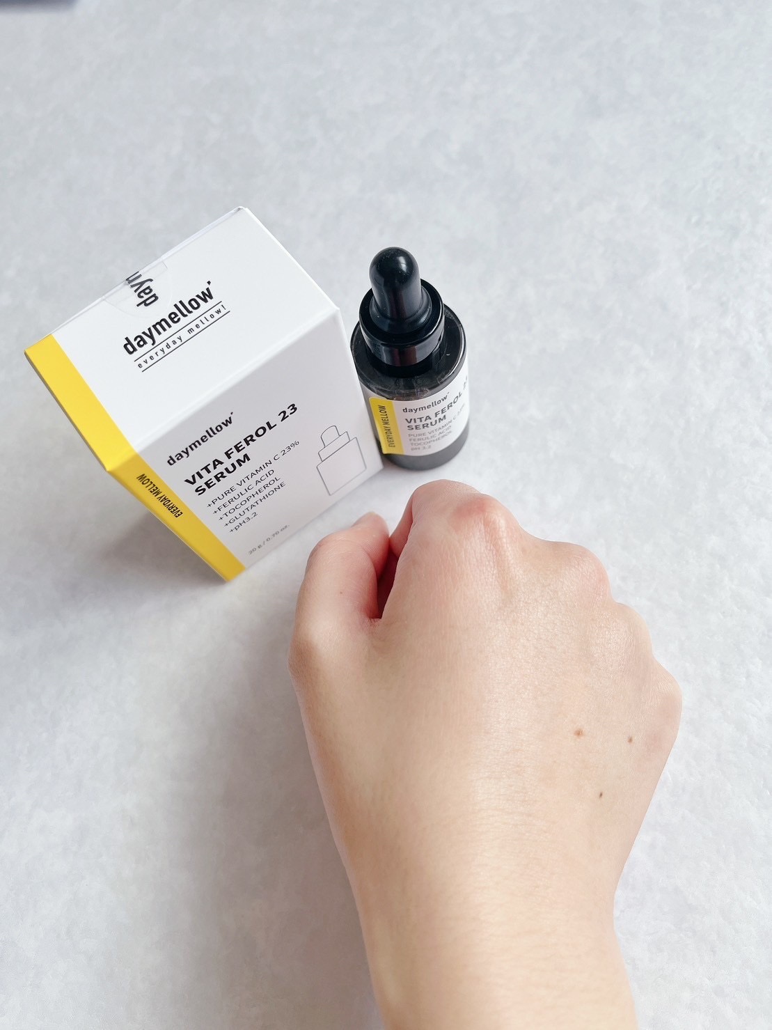 デイメロウ ビタフェロール23 セラム/daymellow’/美容液を使ったクチコミ（3枚目）