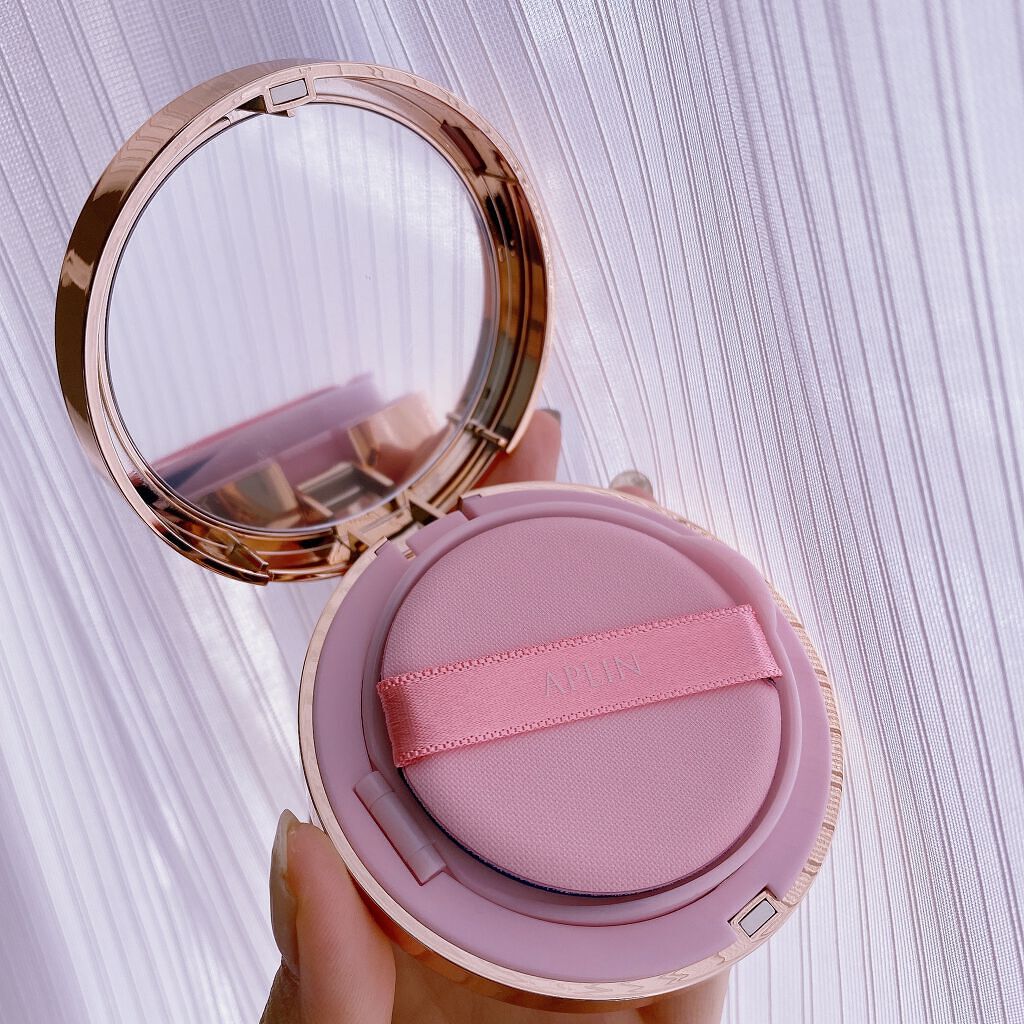 ピンクティーツリーカバークッション/APLIN/クッションファンデーションを使ったクチコミ（3枚目）