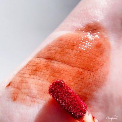 Melty flower lip tint 05 チョコレートコスモス/haomii/口紅を使ったクチコミ(3枚目)