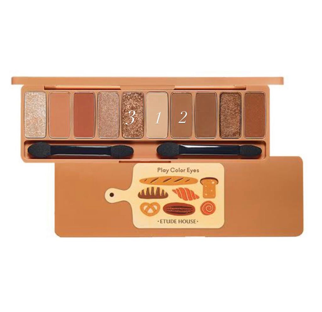 プレイカラー アイシャドウ/ETUDE/アイシャドウパレットを使ったクチコミ(2枚目)