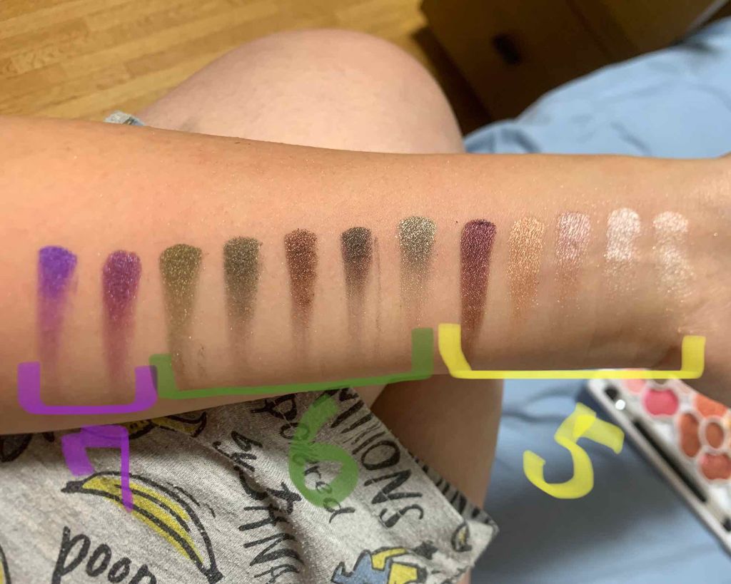 アイカラーパレット/ティアラガール/アイシャドウパレットを使ったクチコミ(4枚目)