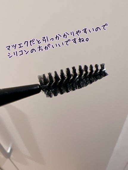 UR GLAM EXTENSION SCREW BRUSH(まつ毛エクステスクリューブラシ)/U R GLAM/メイクブラシを使ったクチコミ(4枚目)