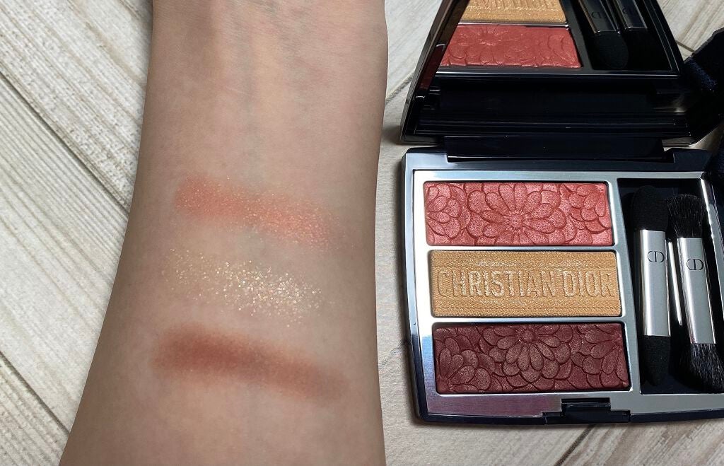 トリオ ブリック パレット<ピュア グロウ>/Dior/アイシャドウパレットを使ったクチコミ(3枚目)