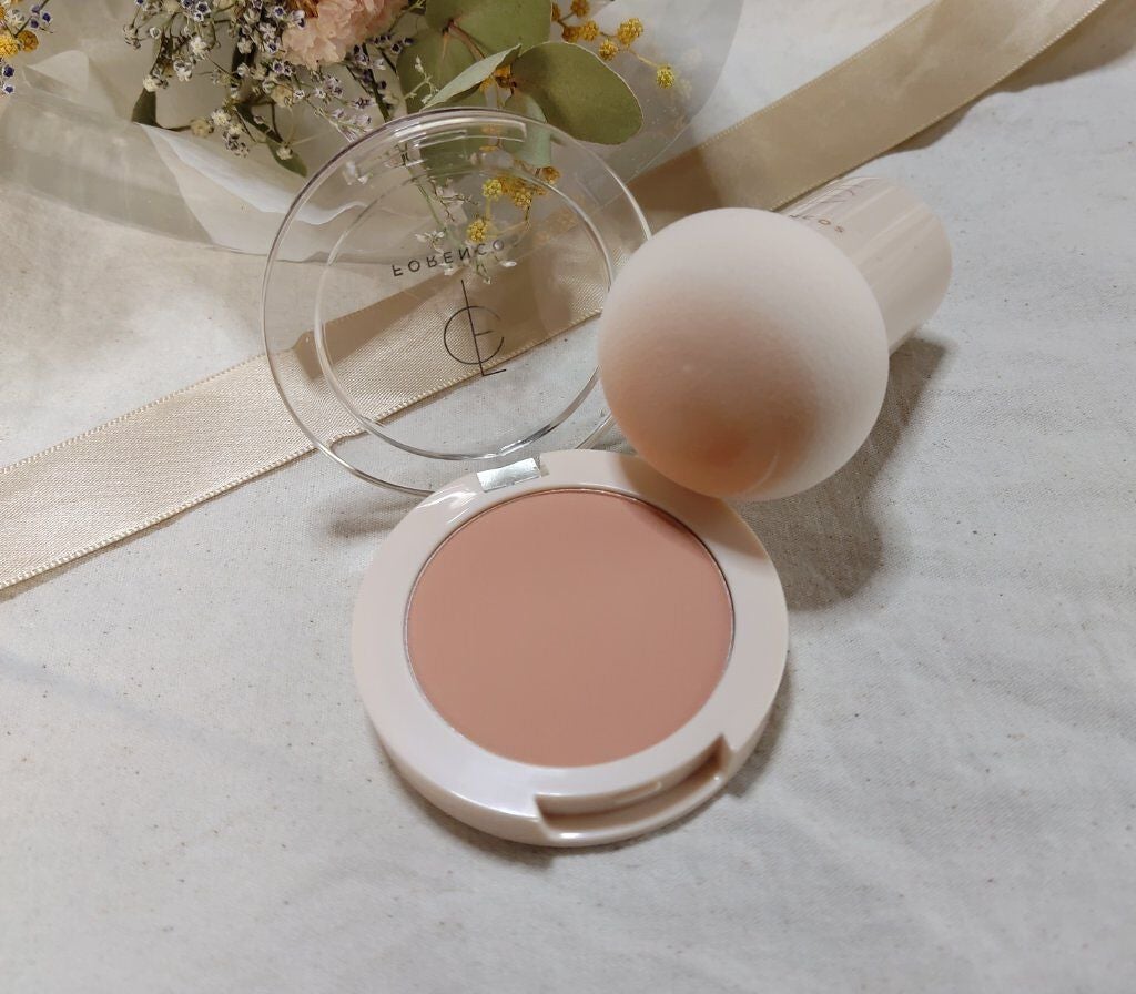 ピュアブラッシャー パフ付き/フォレンコス/パウダーチークを使ったクチコミ(2枚目)