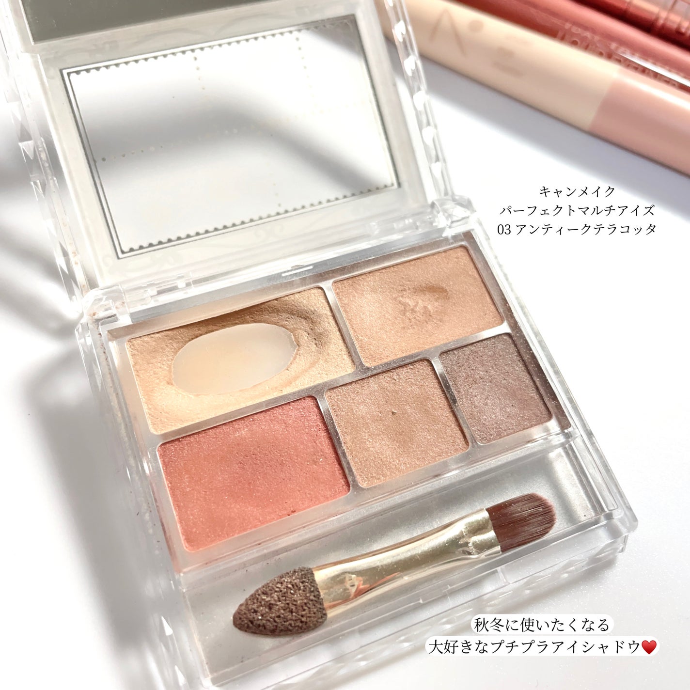 パーフェクトマルチアイズ/キャンメイク/アイシャドウパレットを使ったクチコミ(2枚目)