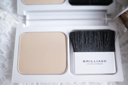 パウダリーファンデーション ソフトシャイニー/ブリリアージュ/パウダーファンデーションを使ったクチコミ(4枚目)