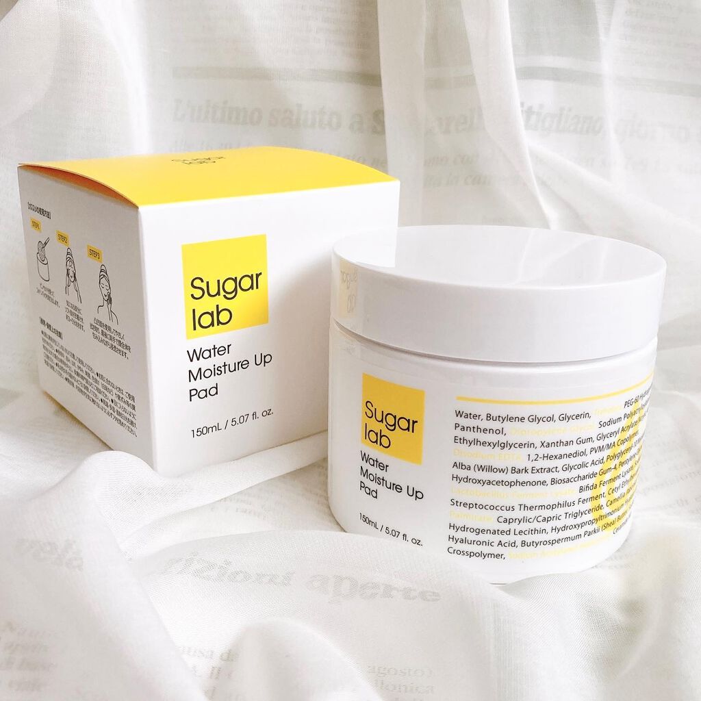 ウォーターモイスチャーアップパッド/Sugar Lab/トナーパッドを使ったクチコミ（1枚目）