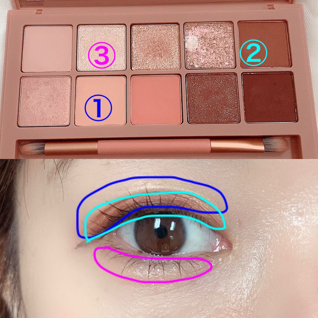 プロ アイ パレット/CLIO/アイシャドウパレットを使ったクチコミ（3枚目）