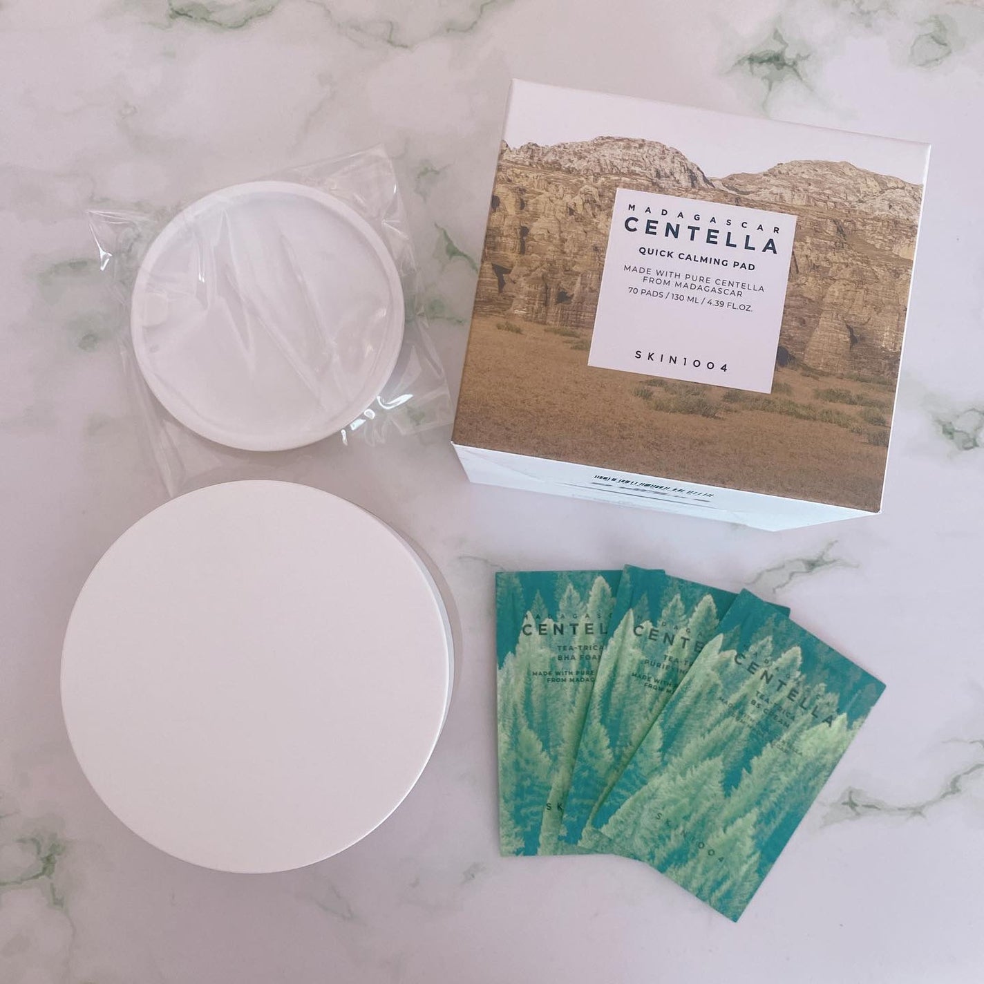 センテラ クイックカーミングパッド/SKIN1004/トナーパッドを使ったクチコミ(4枚目)