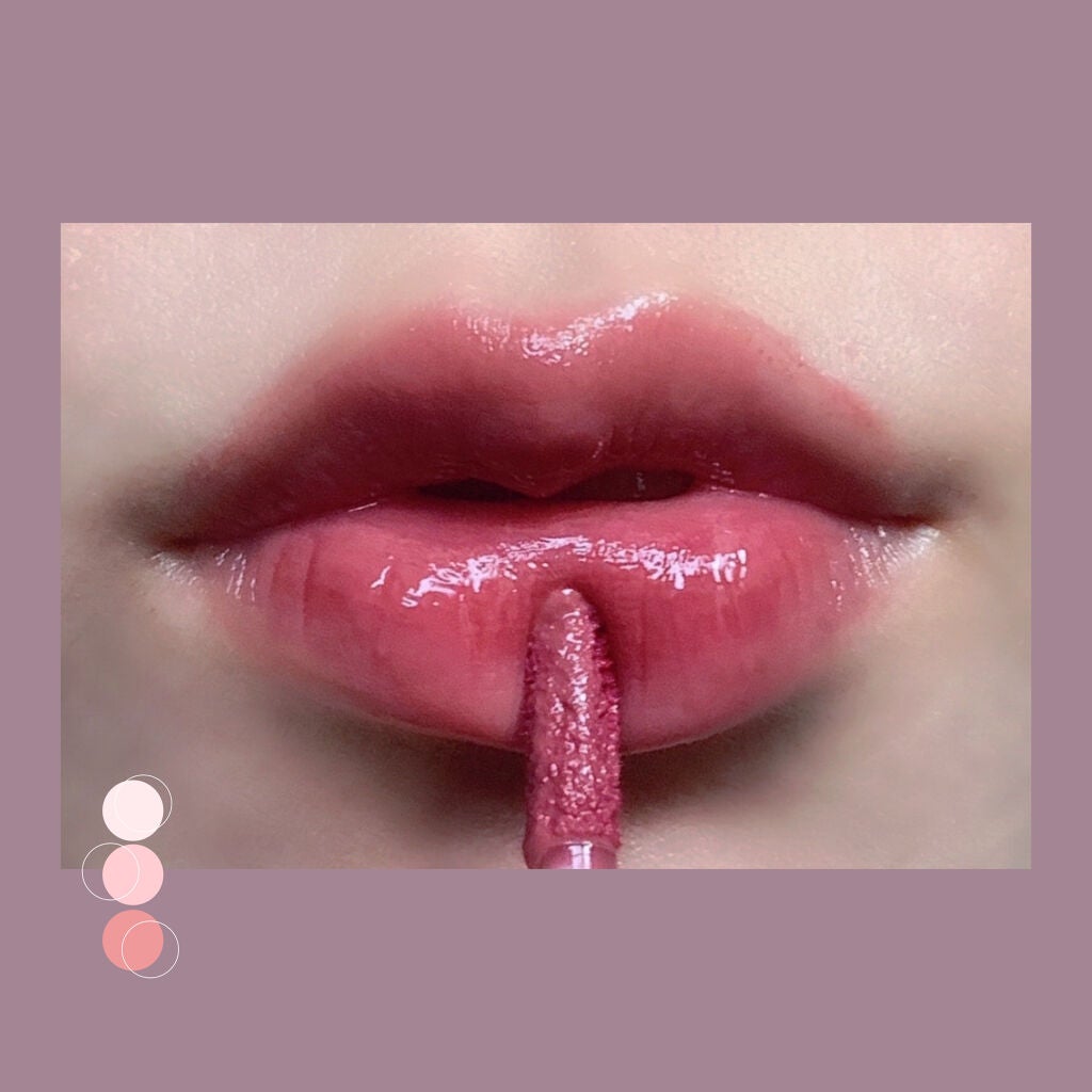 ジューシーラスティングティント/rom&nd/リップティントを使ったクチコミ(3枚目)