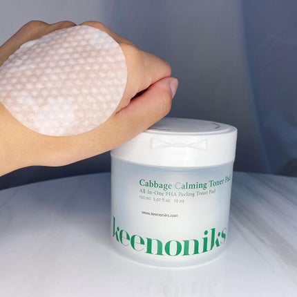 キャベツカーミングトナーパッド/keenoniks/トナーパッドを使ったクチコミ(3枚目)