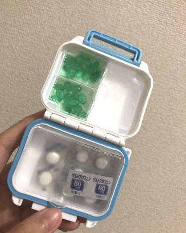 防湿 サプリケース Daisoの口コミ 超優秀 100均で買えるおすすめコスメ ダイソー防湿サ By ごろわん 混合肌 Lips