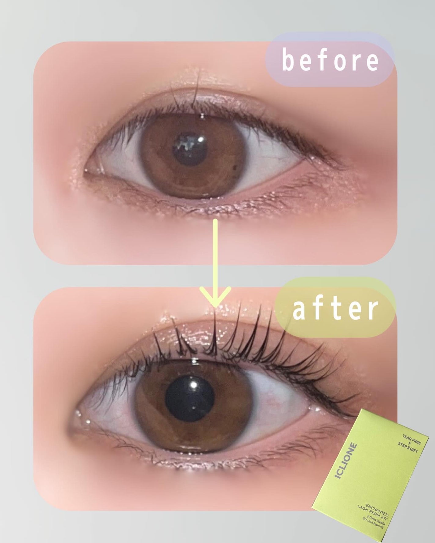 セルフまつ毛パーマキット/ICLIONE/その他キットセットを使ったクチコミ(5枚目)