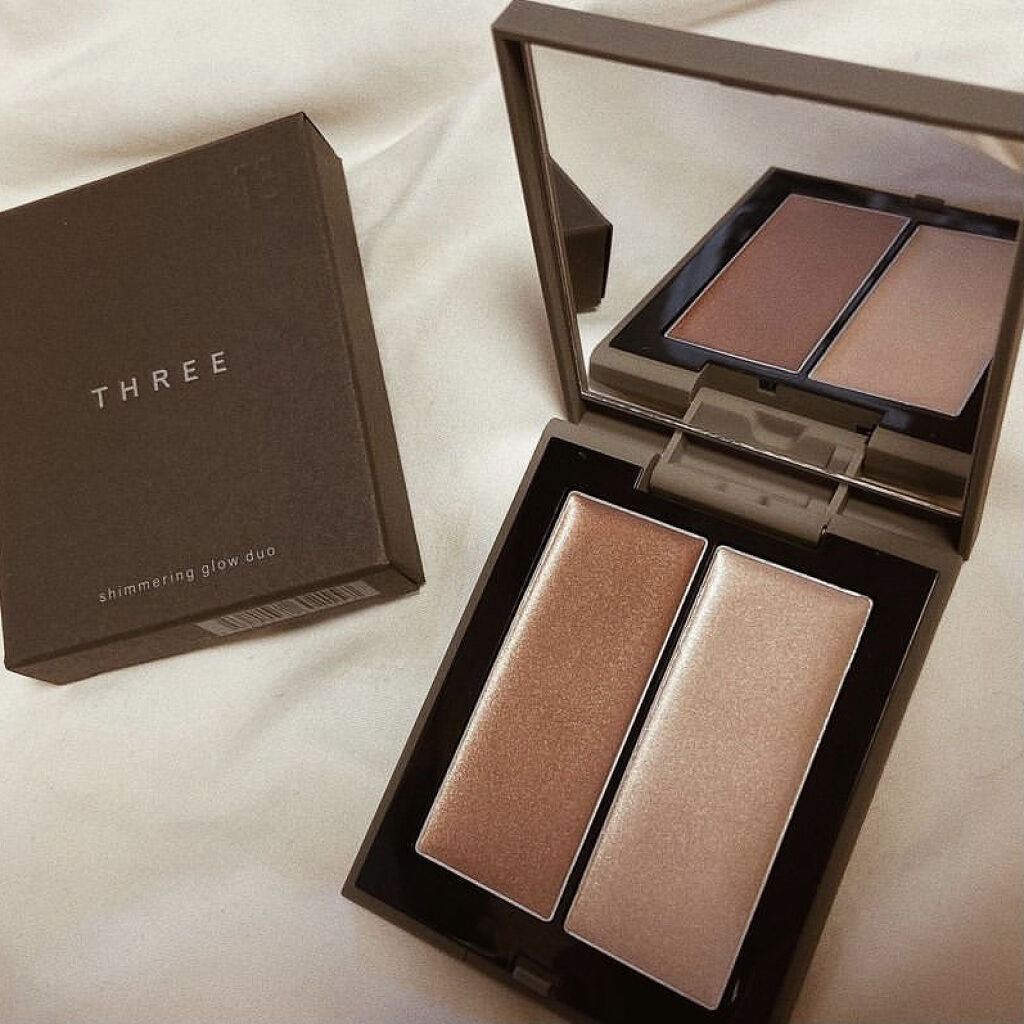 THREE シマリング グロー デュオ/THREE/クリームハイライトを使ったクチコミ（1枚目）