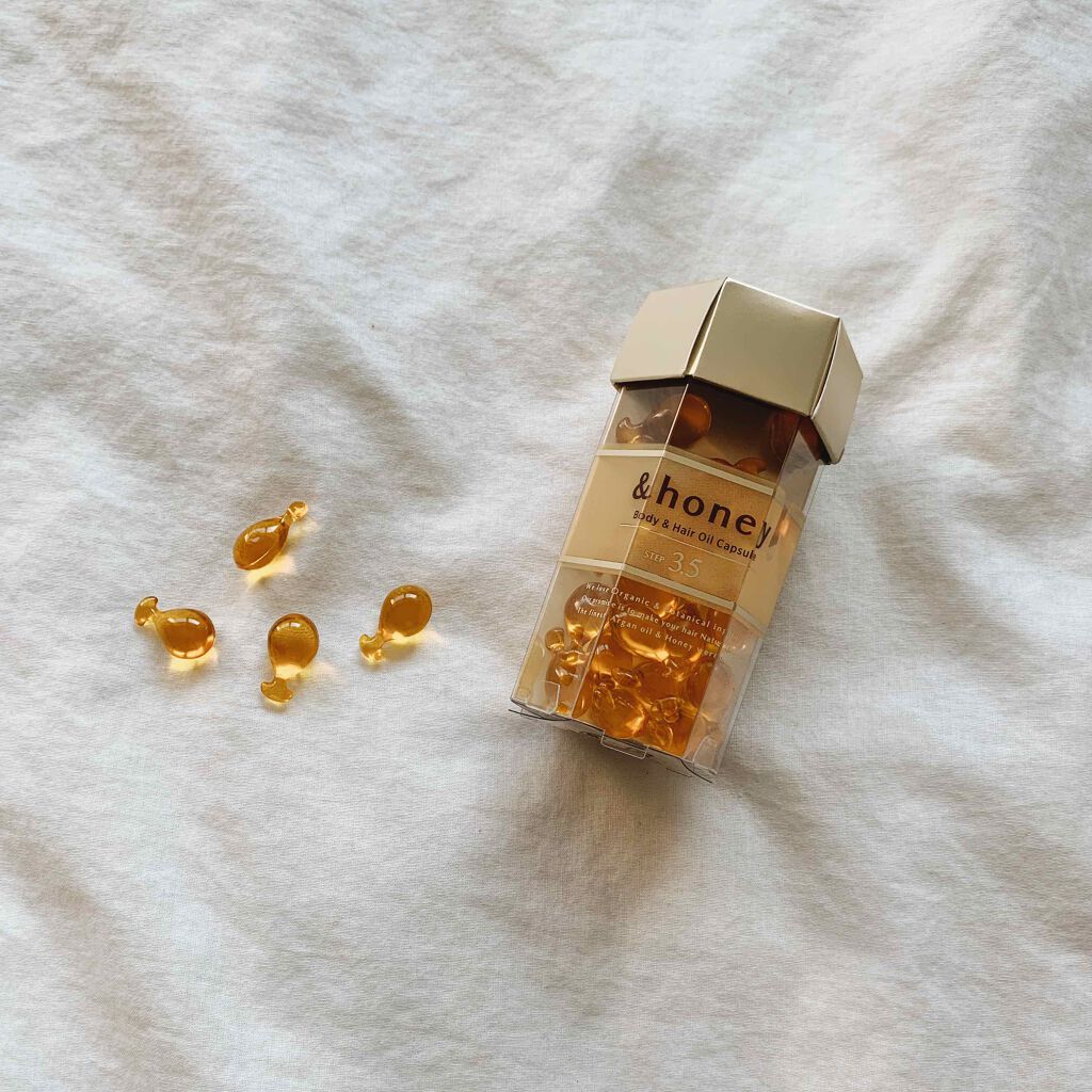 ボディ＆ヘア オイルカプセル 3.5/&honey/ヘアオイルを使ったクチコミ（1枚目）