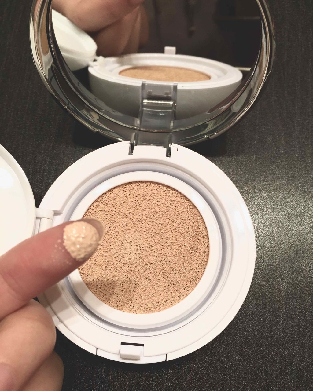 M クッションファンデーション(マット)/MISSHA/クッションファンデーションを使ったクチコミ（3枚目）