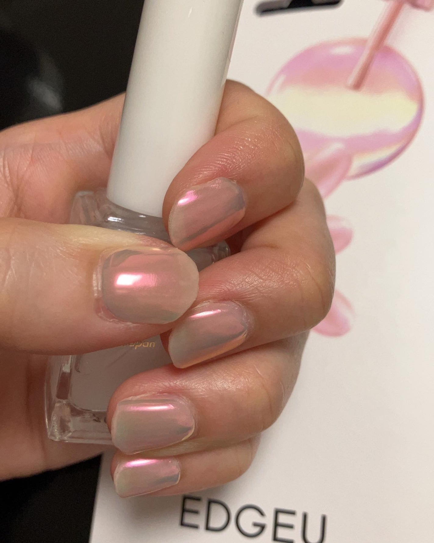 ちーひろ on LIPS 「スタコリ様のネイルチャレンジさせていただきました。ウッドスティ..」(2枚目)