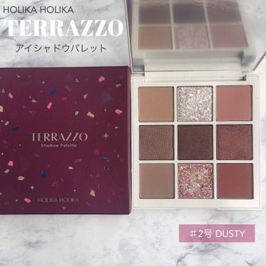 TERRAZZO Shadow palette/HOLIKA HOLIKA/アイシャドウパレットを使ったクチコミ（1枚目）