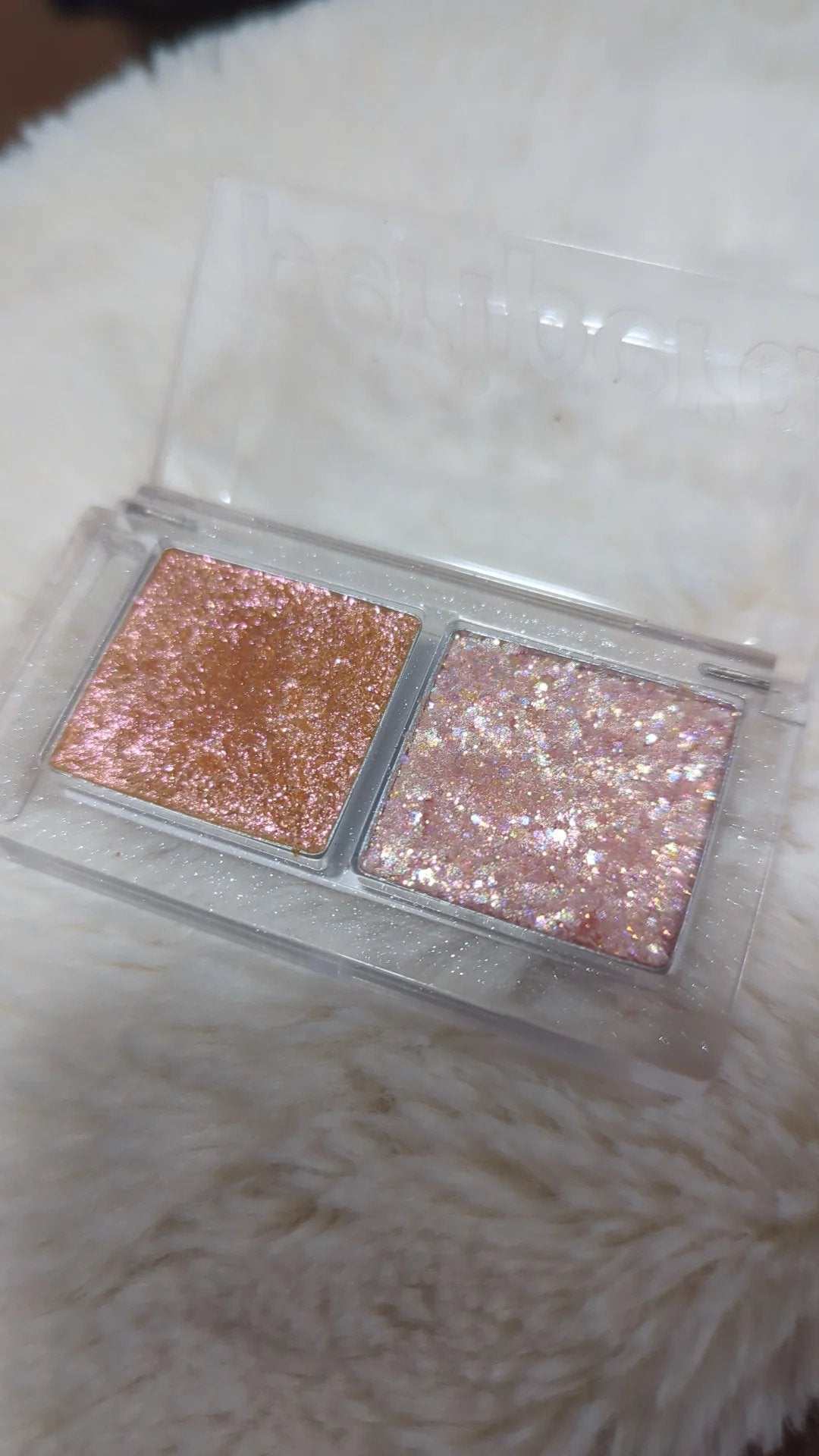 デュオ ポケット グリッター シャドウ/PERIPERA/アイシャドウパレットを使ったクチコミ(1枚目)