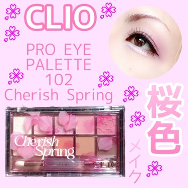 プロ アイ パレット 102 CHERISH SPRING/CLIO/アイシャドウパレットを使ったクチコミ（1枚目）