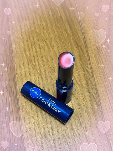 ニベア リッチケア&カラーリップ シアーレッド/ニベア/リップクリームを使ったクチコミ(3枚目)