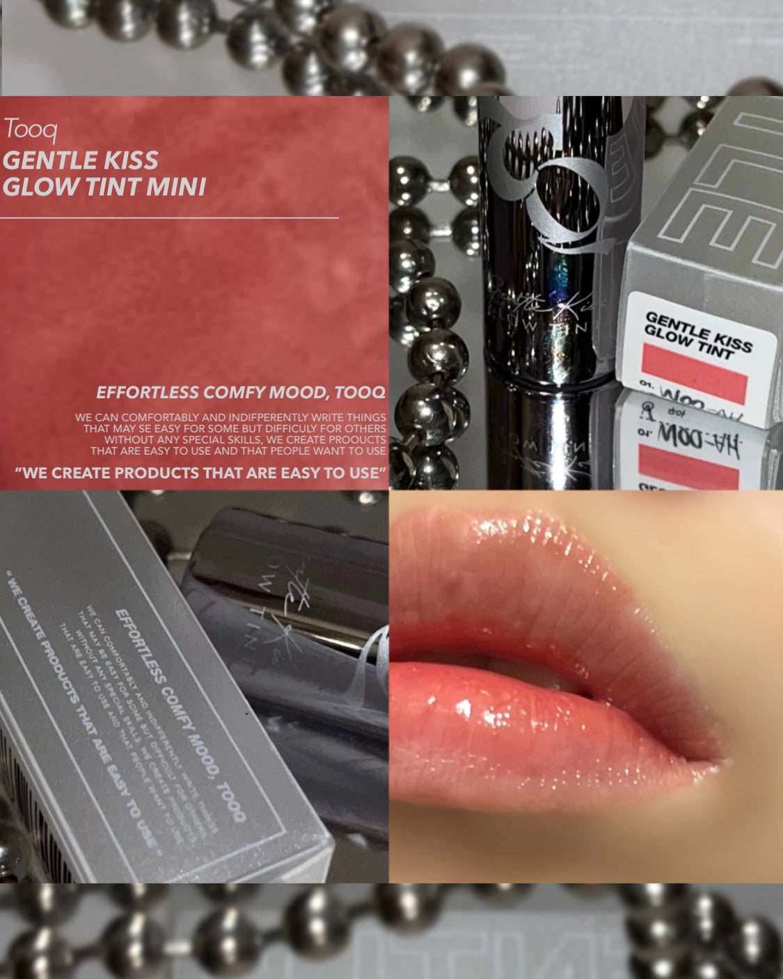 ジェントルキスグロウティント/Tooq/リップティントを使ったクチコミ(1枚目)